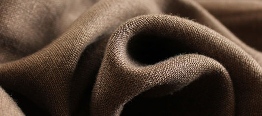 Close up of linen fabric